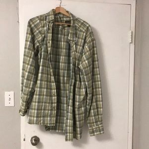 Oversized Eddie Bauer Button-Up Shirt.